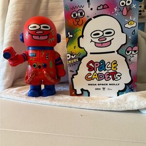 400% Mega Space Molly SPACE CADETS (Jon Burgerman series) — “Puff”